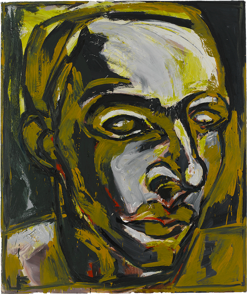 Luis Frangella, Yellow dreamer, 1985