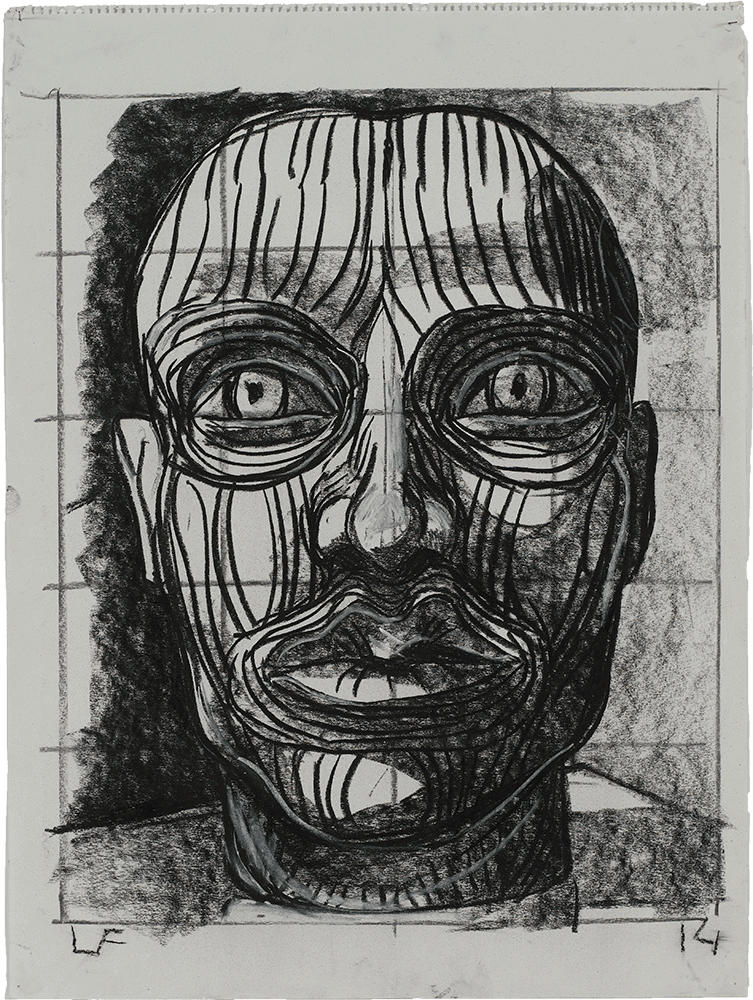 Luis Frangella, Estudio sobre el movimiento de una cabeza, 1986