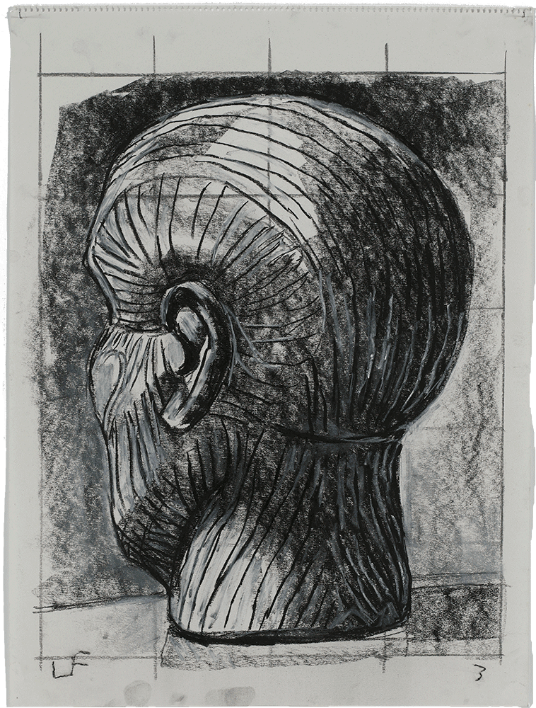 Luis Frangella, Study on the Movement of a Head, 1986
